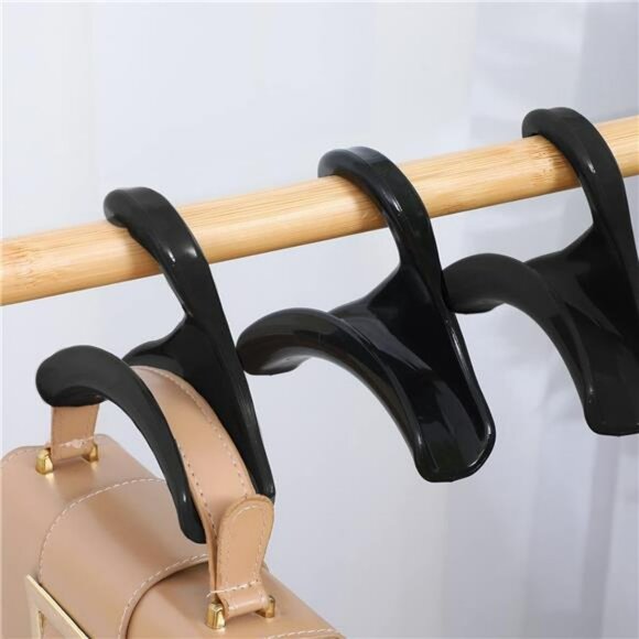 Acrylic purse hangers closet organizer hooks bag holder storage for handbags tot - Picture 6 of 7